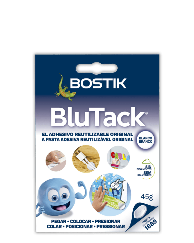 Blu-Tack cuarteado Blanco
