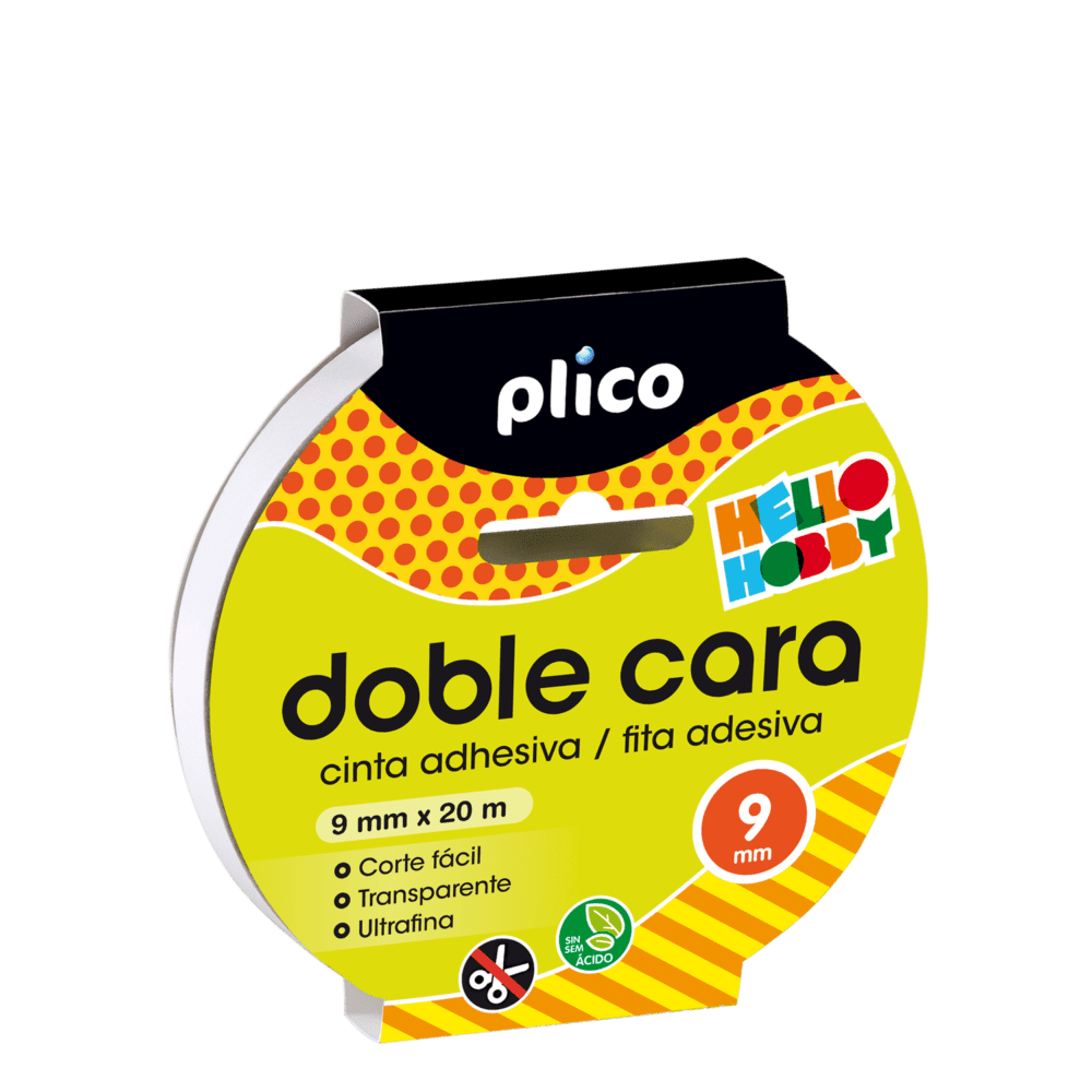 Cinta Adhesiva Doble Cara 9mm