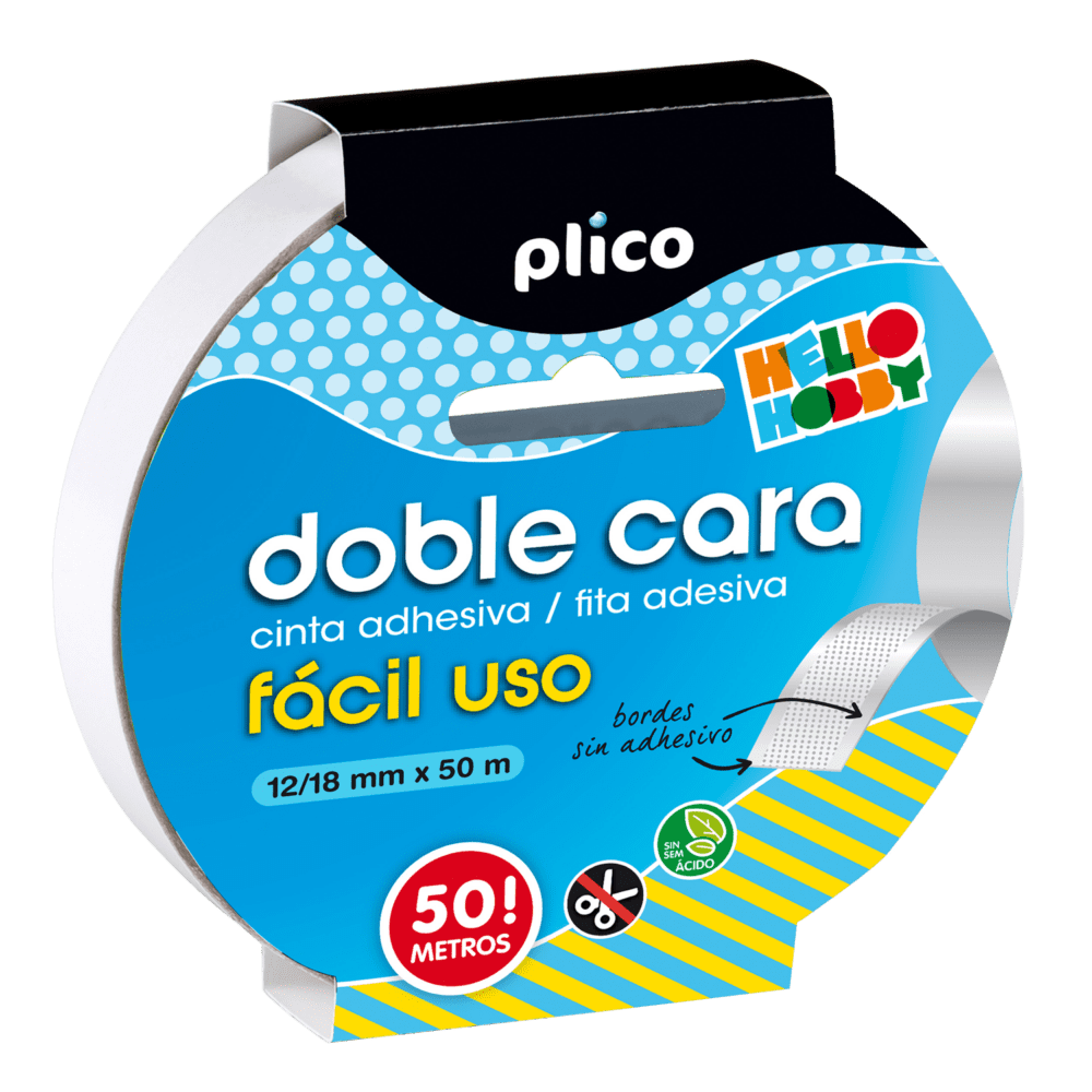 Cinta adhesiva doble cara FÁCIL USO