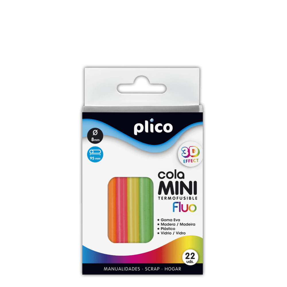 Cola Termofusible MINI Fluo