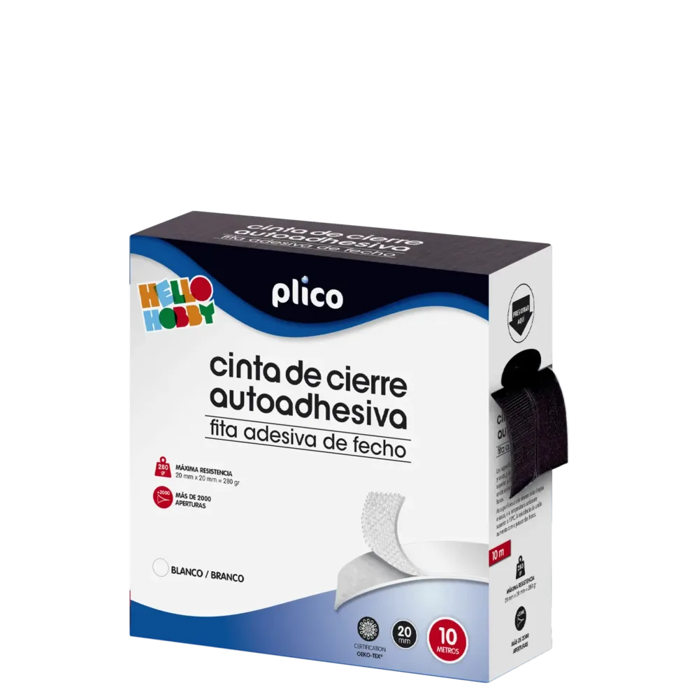 Set Cintas de Cierre Autoadhesivas 10m, negro