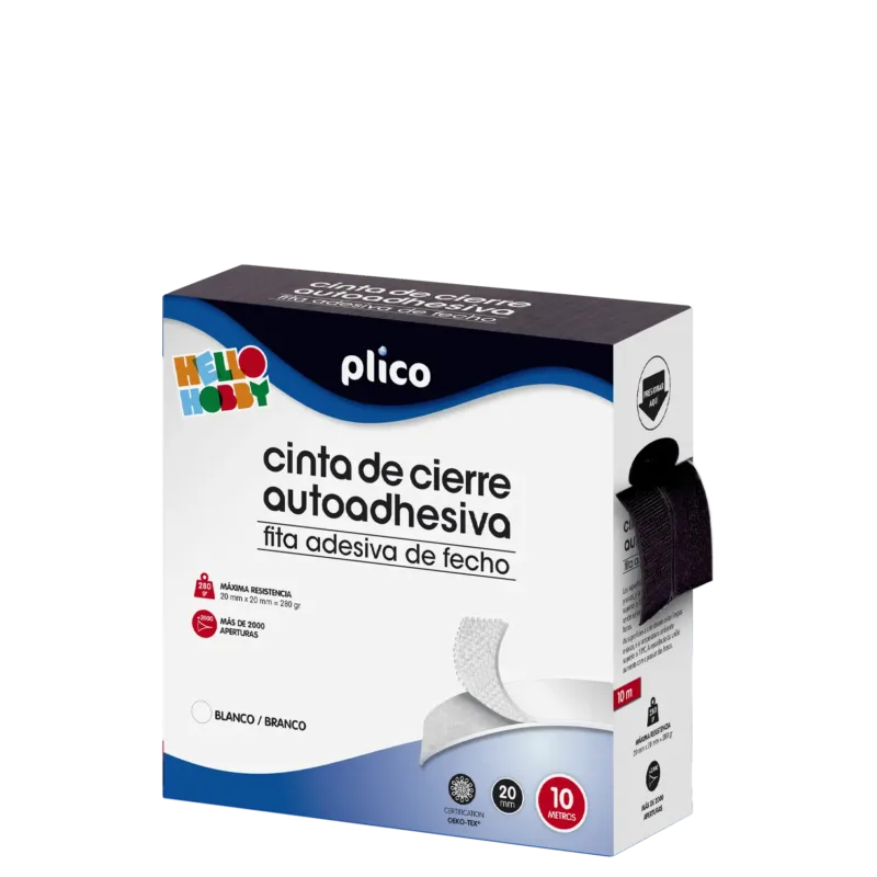 Set Cintas de Cierre Autoadhesivas 10m, negro