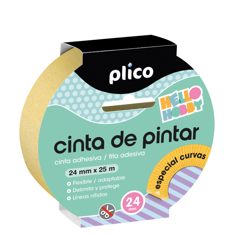 Cinta de Pintar especial curvas 24 mm x 25 m